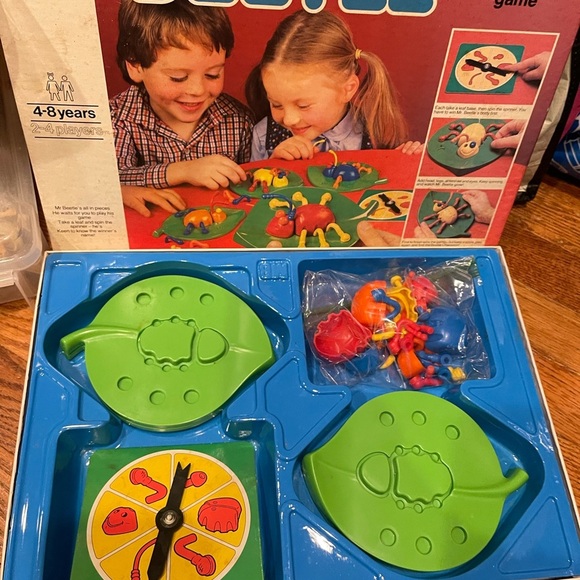Milton Bradley Games BeetleVintage Children’s Board Gam 1981 Classic Game - Picture 1 of 9